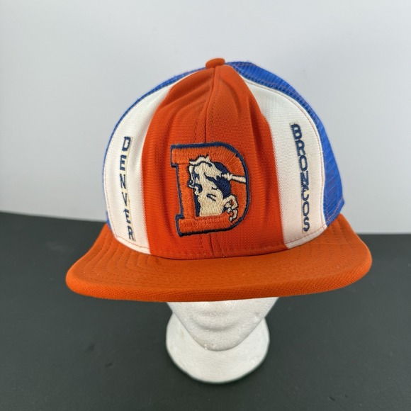 AJD Other - Denver Broncos AJD Lucky Stripes NFL Vintage 80's Trucker Snapback Cap Hat